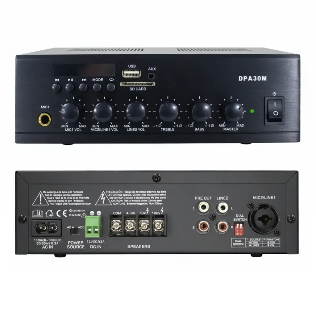 مضخم صوت نظام فولت و أوم 50 واط