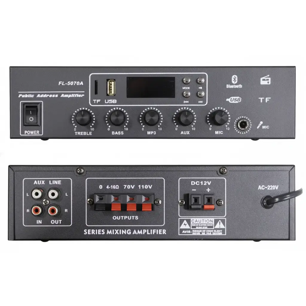 مضخم صوت إذاعي ومهني 70 واط